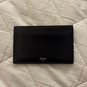 Cartier Black Leather Card Holder